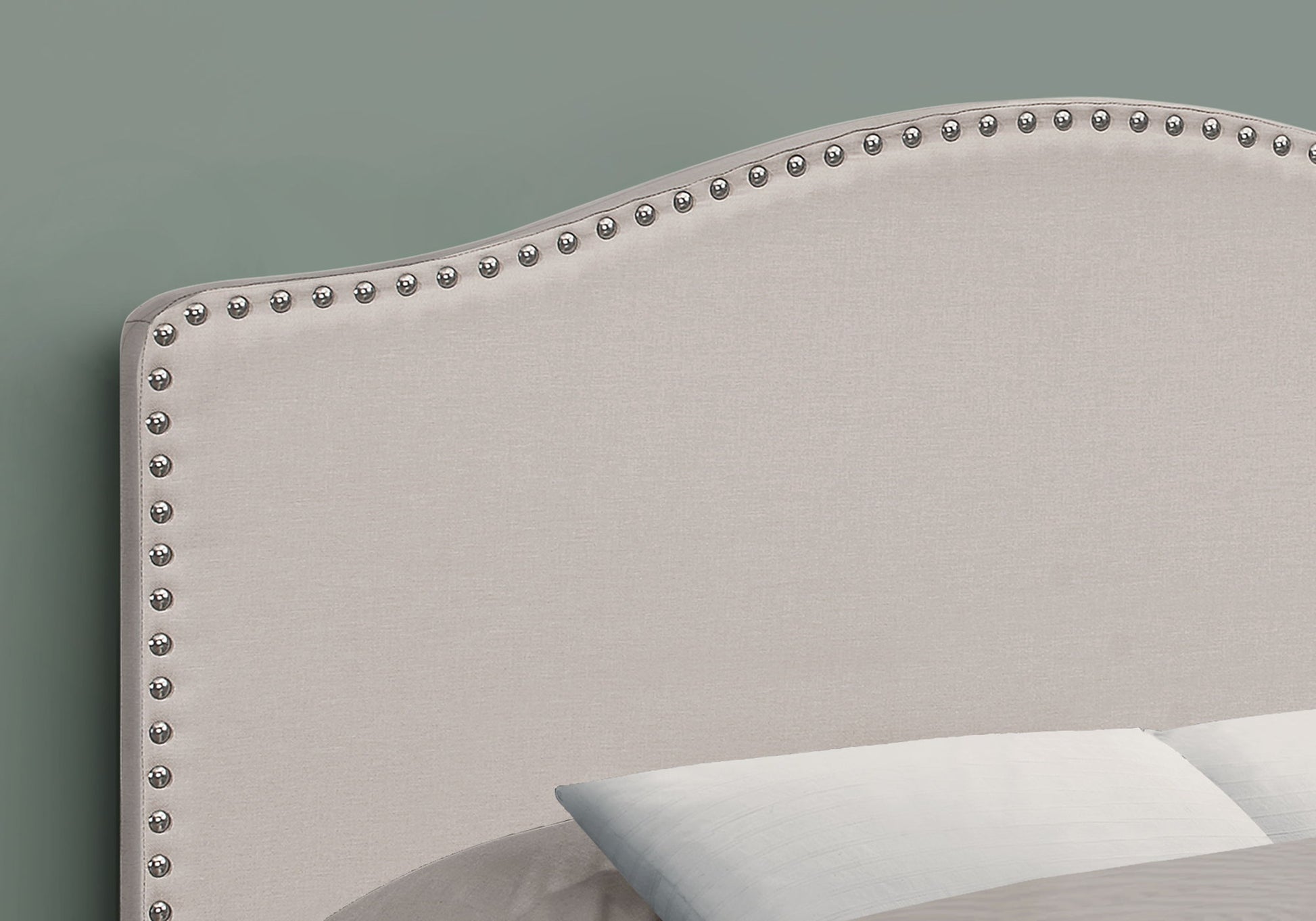 Full Size, Bed Headboard Only, Upholstered, Transitional - Beige - The Sleep Loft - Online Mattress Showroom NYC