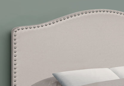 Full Size, Bed Headboard Only, Upholstered, Transitional - Beige - The Sleep Loft - Online Mattress Showroom NYC