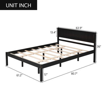 Platform Bed Frame With Headboard - The Sleep Loft - Online Mattress Showroom NYC