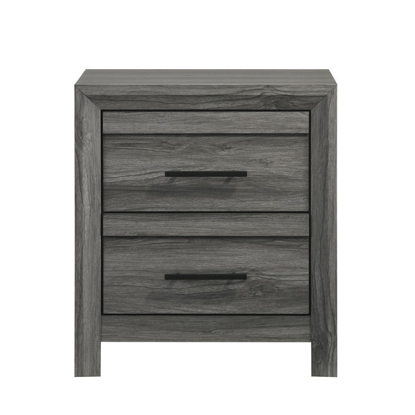 Denver - 2 Drawer Nightstand - Gray