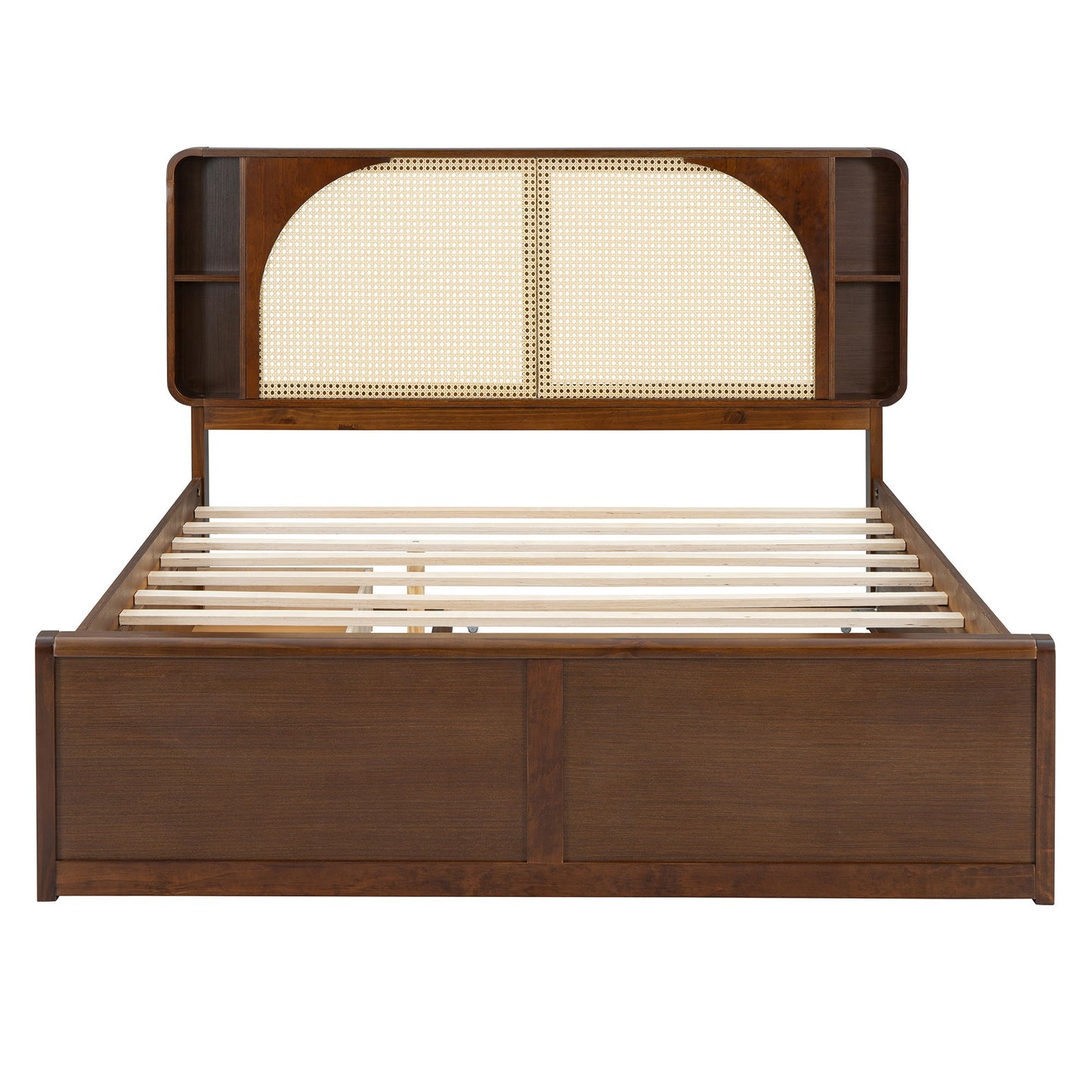 Headboard Bed With 2 Drawers And Trundle - The Sleep Loft - Online Mattress Showroom NYC
