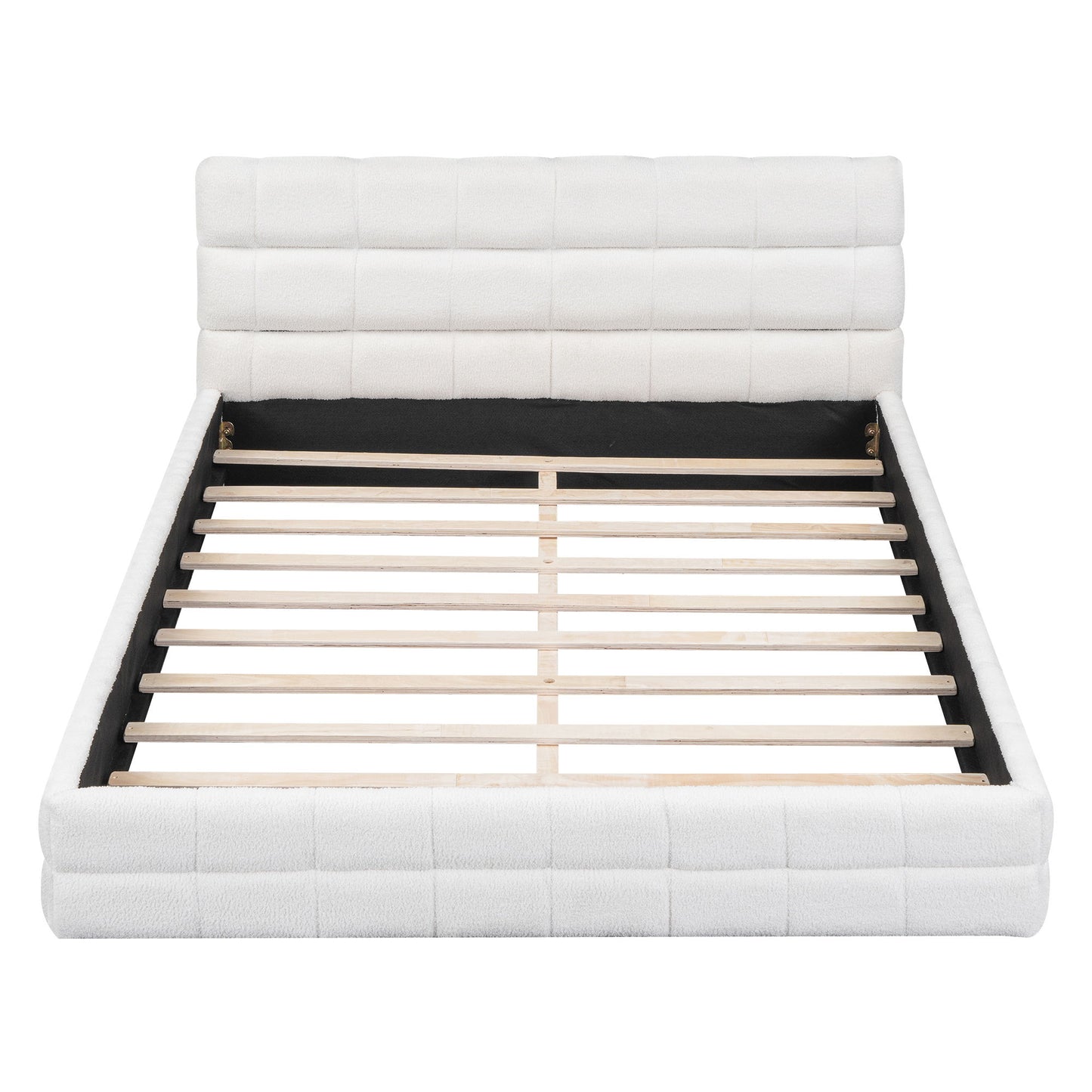 Upholstered Platform Bed With Headboard - The Sleep Loft - Online Mattress Showroom NYC