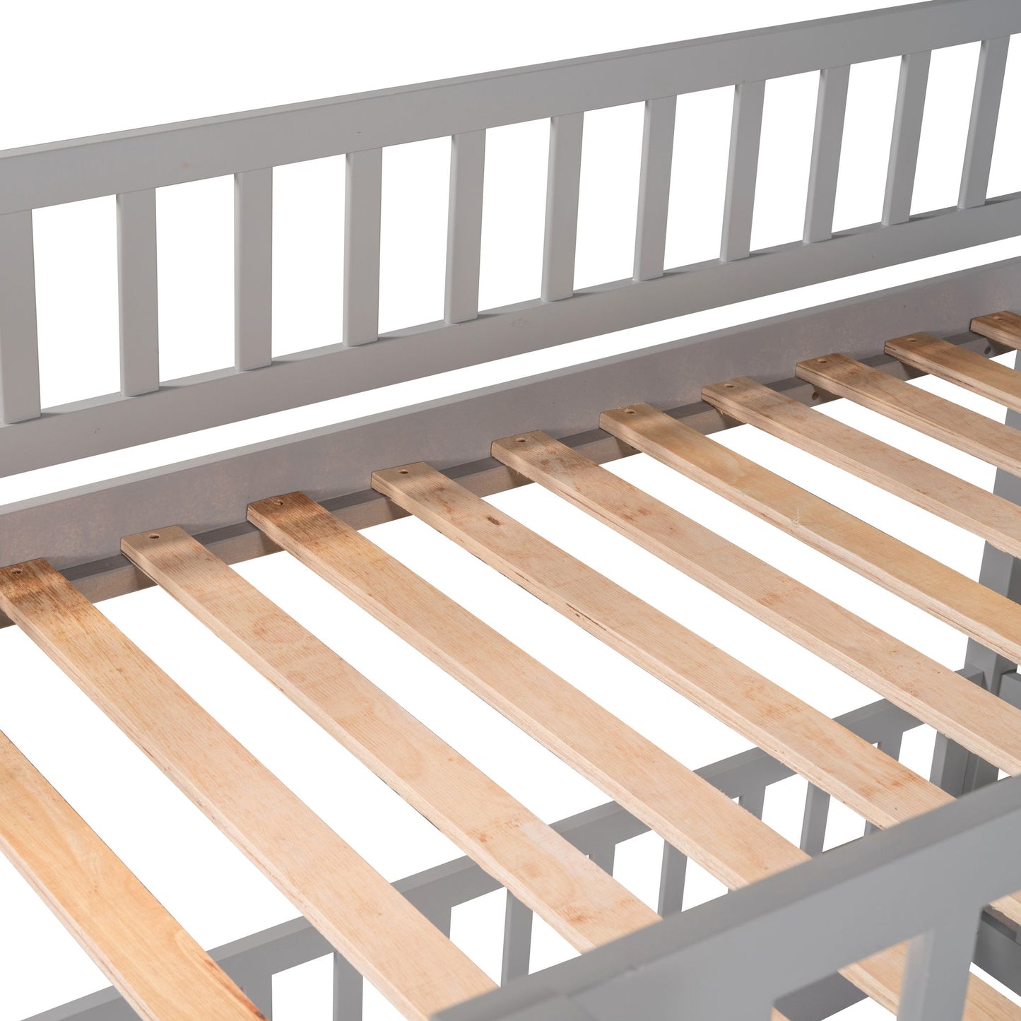 Low Bunk Bed With Slide, Fence And Ladder - The Sleep Loft - Online Mattress Showroom NYC
