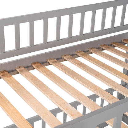 Low Bunk Bed With Slide, Fence And Ladder - The Sleep Loft - Online Mattress Showroom NYC