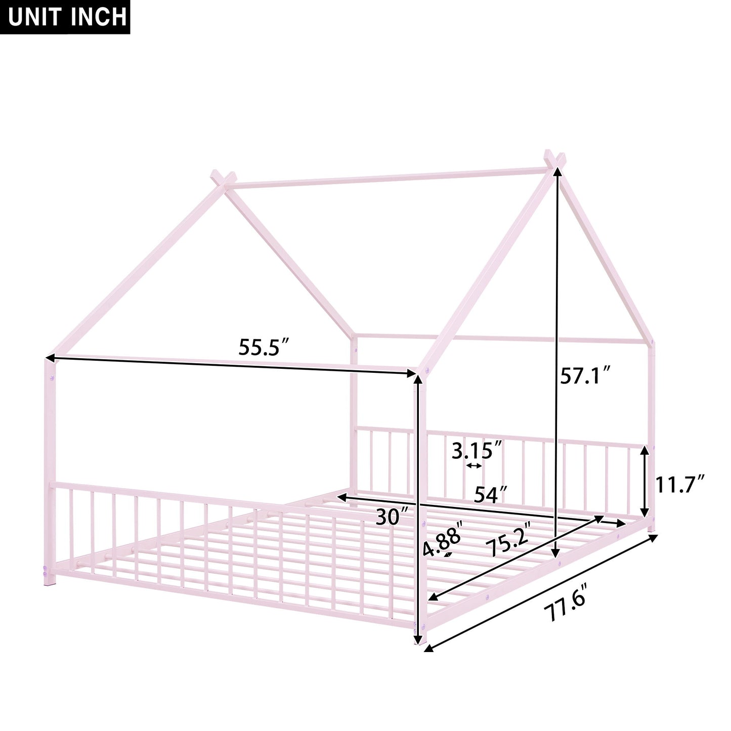 Metal House Bed - The Sleep Loft - Online Mattress Showroom NYC