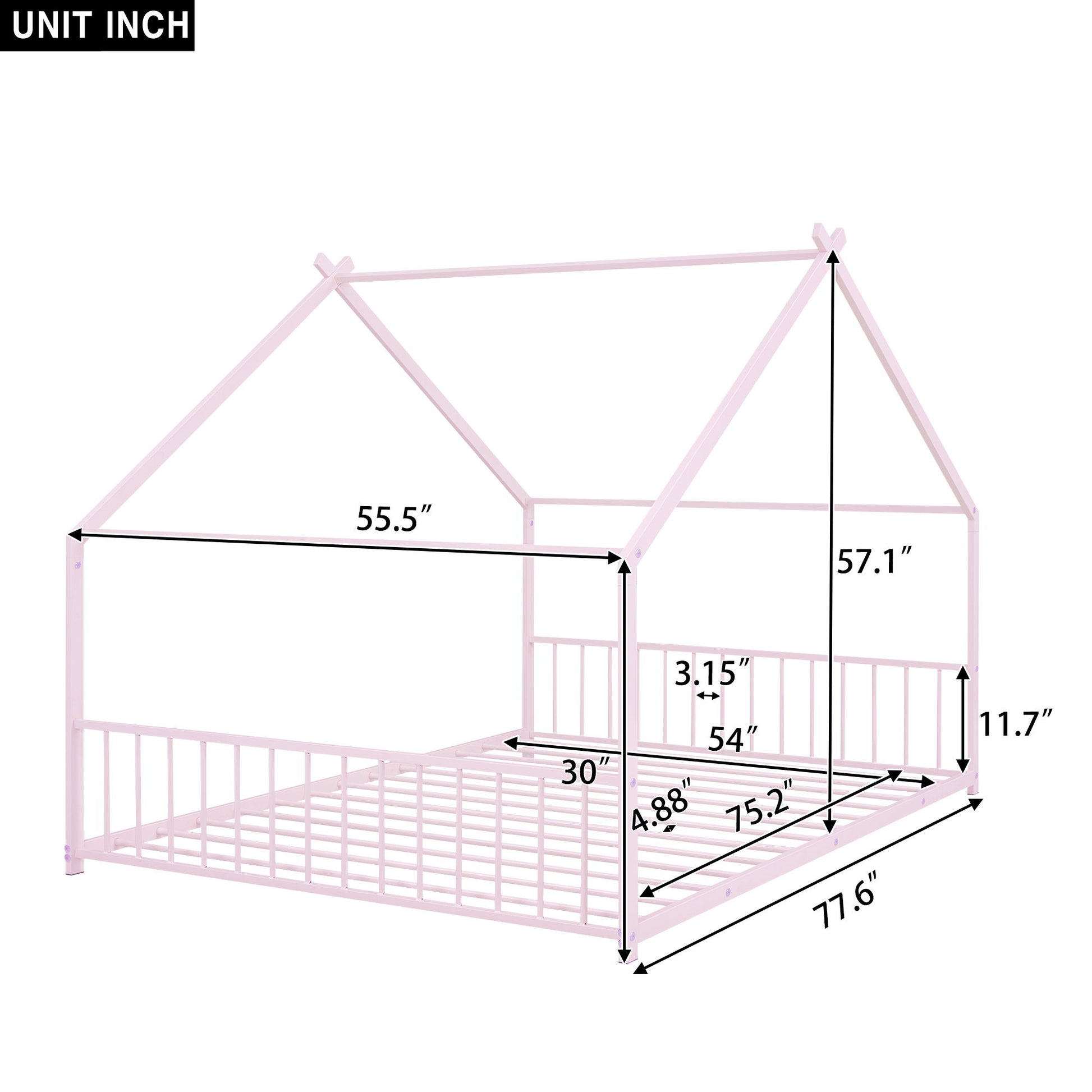 Metal House Bed - The Sleep Loft - Online Mattress Showroom NYC