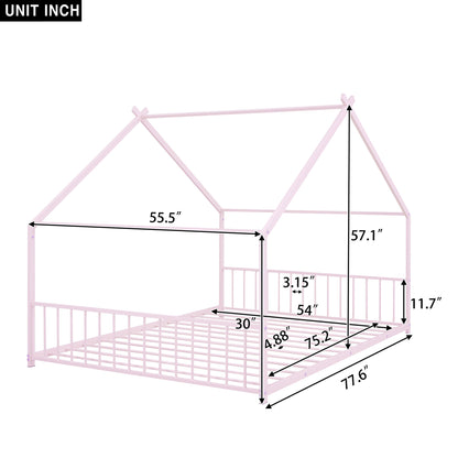 Metal House Bed - The Sleep Loft - Online Mattress Showroom NYC