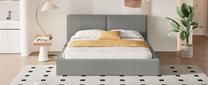 Upholstered Platform Bed, Grounded Bed With Solid Frame - The Sleep Loft - Online Mattress Showroom NYC