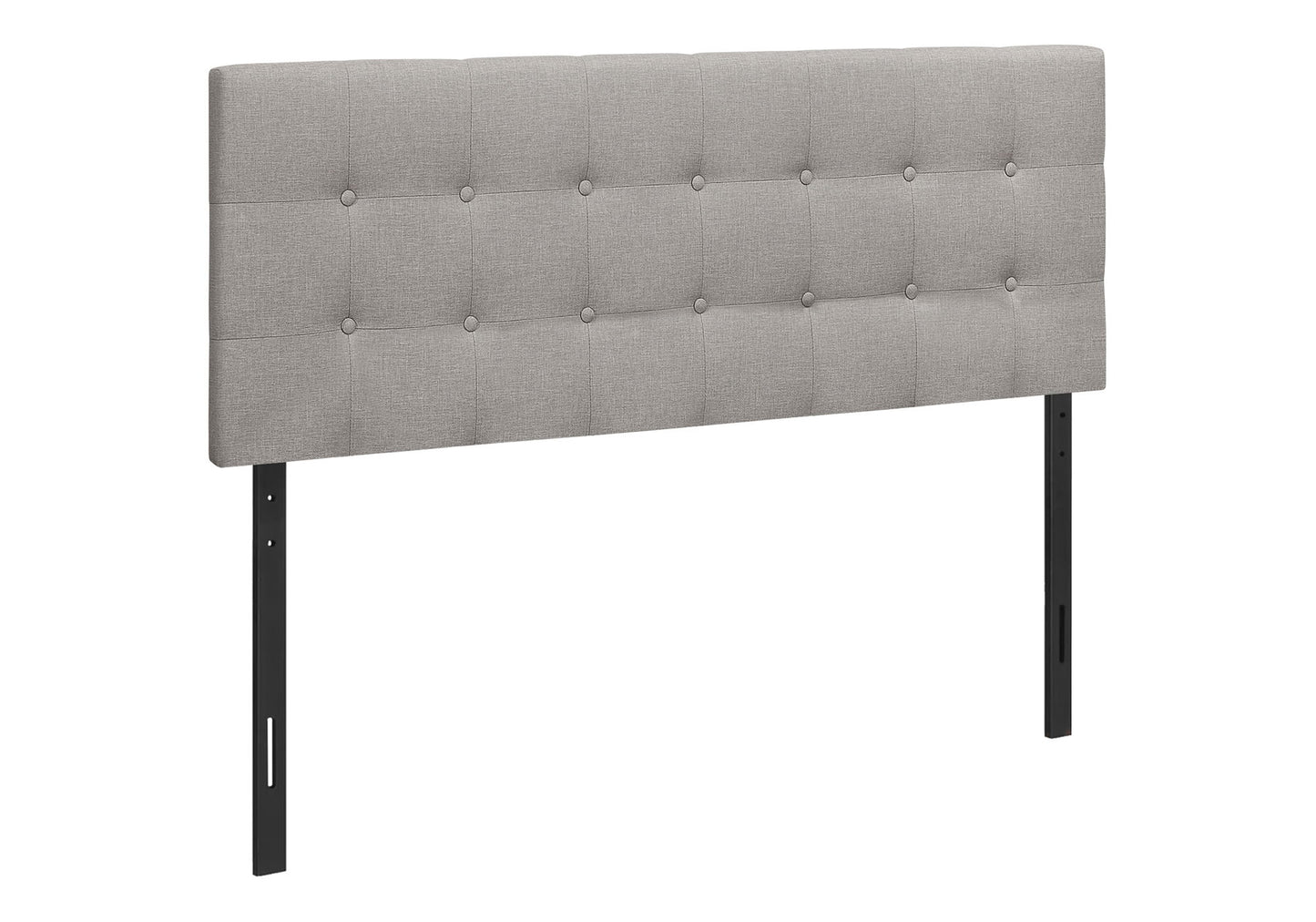 Queen Size, Bed Headboard Only, Upholstered, Durable Construction - Gray - The Sleep Loft - Online Mattress Showroom NYC