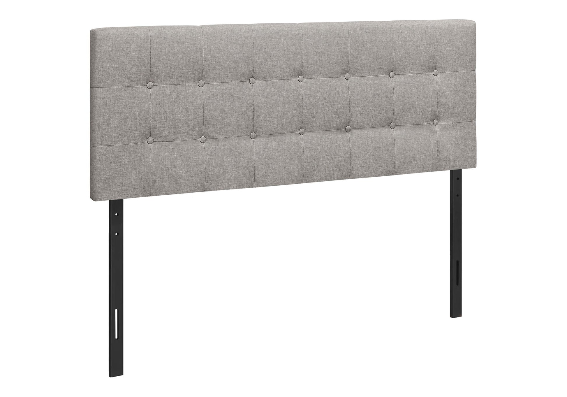 Queen Size, Bed Headboard Only, Upholstered, Durable Construction - Gray - The Sleep Loft - Online Mattress Showroom NYC