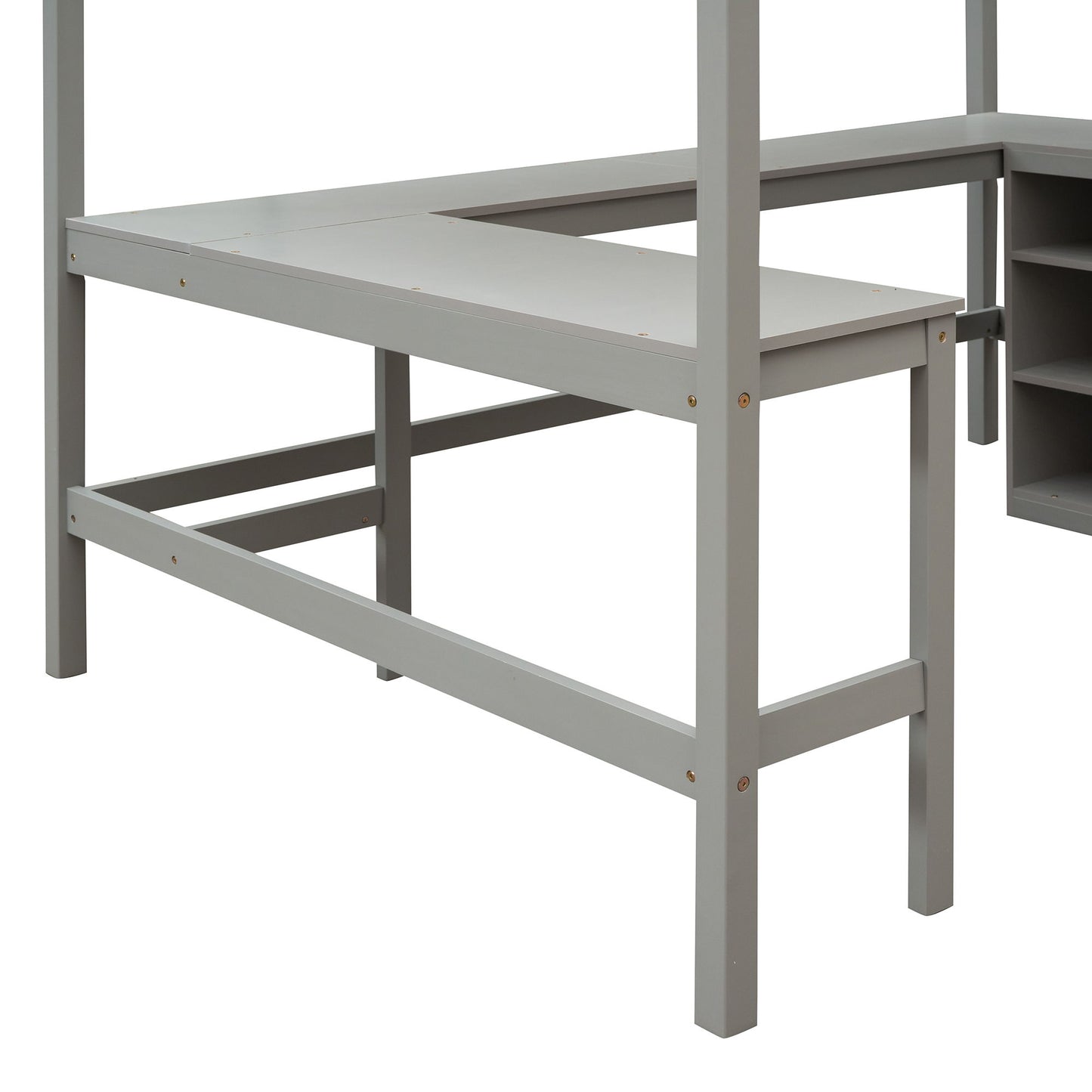 Loft Bed With Shelves With Desk - The Sleep Loft - Online Mattress Showroom NYC