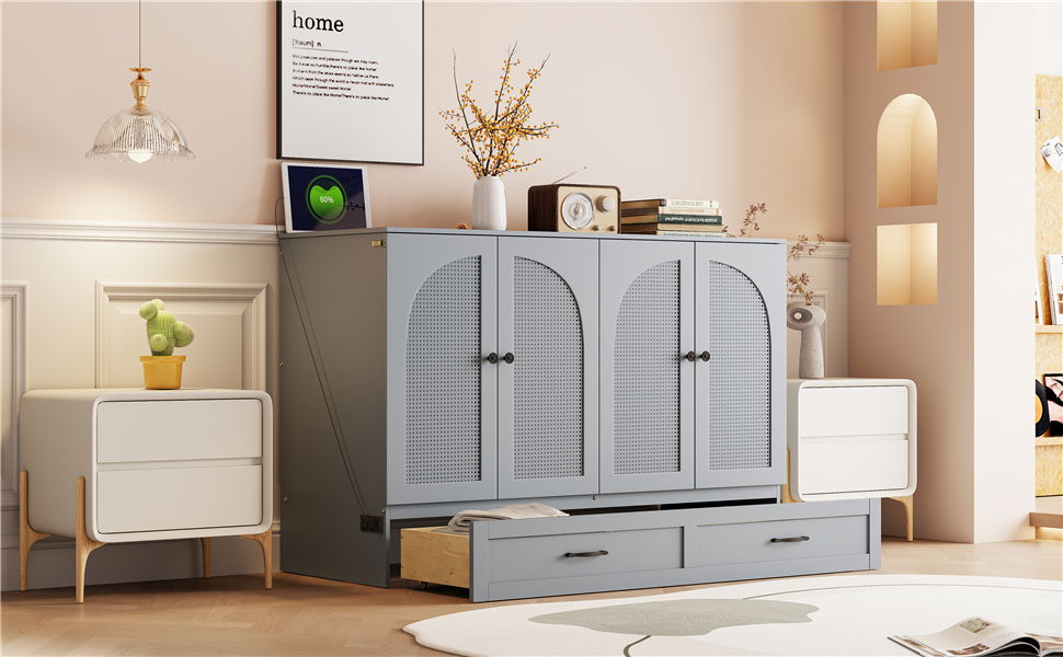 Murphy Bed With Large Drawers - The Sleep Loft - Online Mattress Showroom NYC