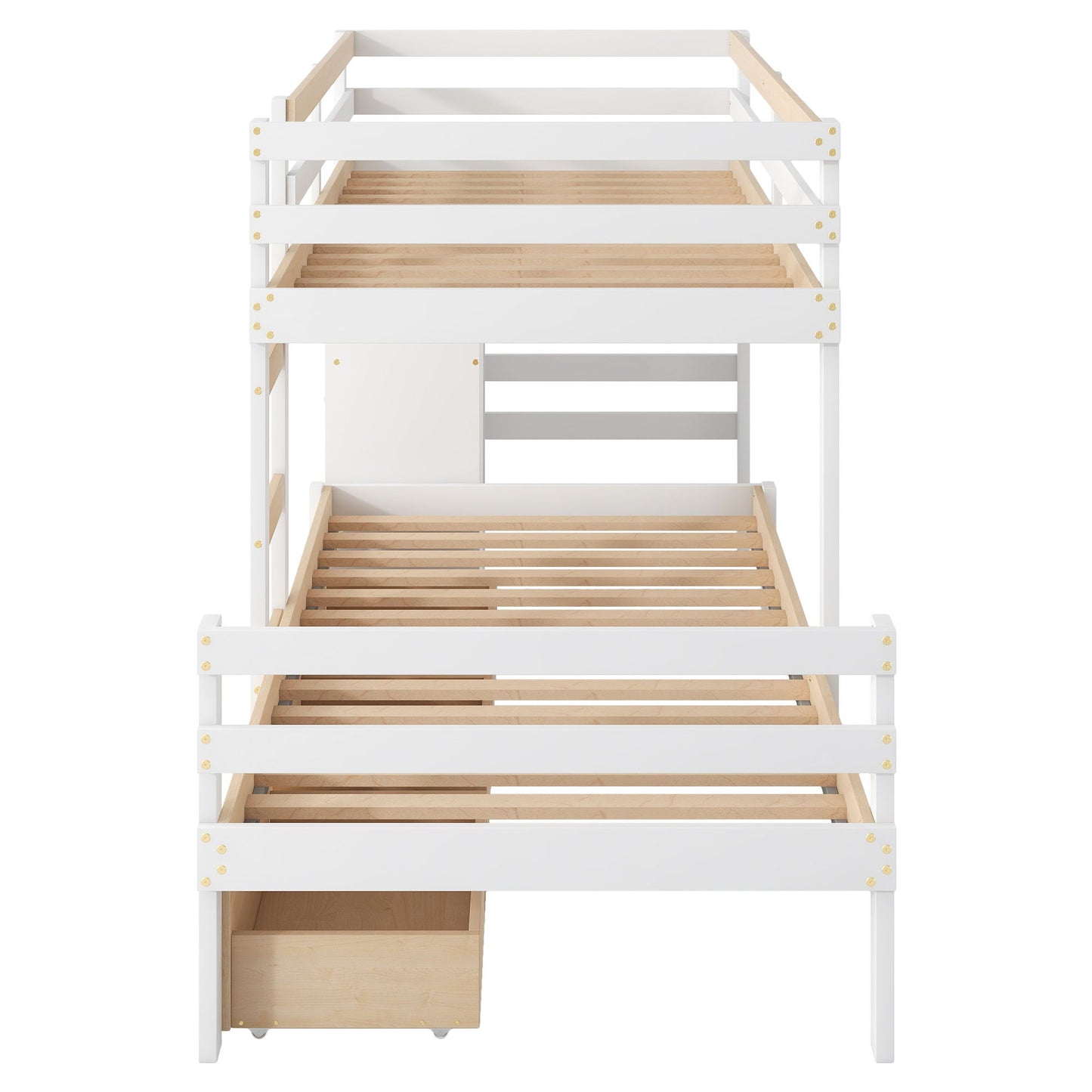 Loft Bunk Bed With Drawers And Ladder - The Sleep Loft - Online Mattress Showroom NYC