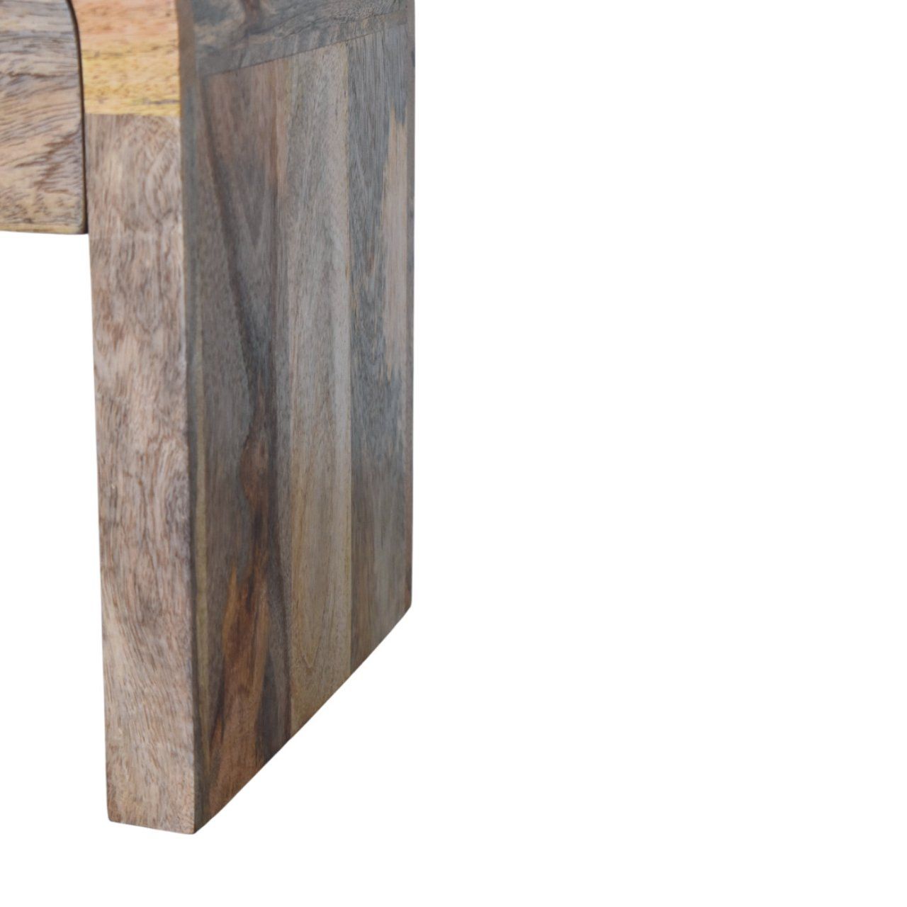 Mini Darcy - Nightstand With Curved Edges - The Sleep Loft - Online Mattress Showroom NYC