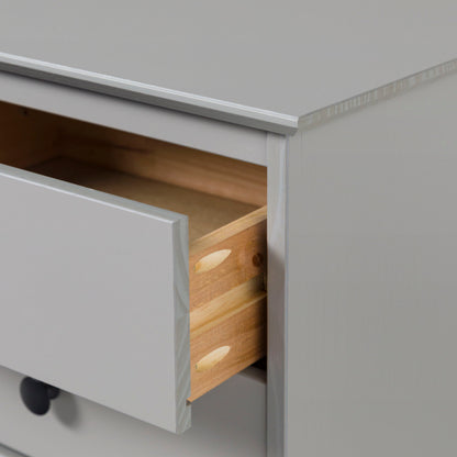 Classic 3 Drawer Solid Wood Nightstand - The Sleep Loft - Online Mattress Showroom NYC