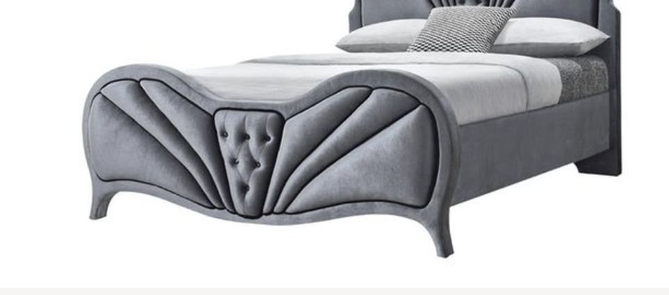 Dante - Queen Bed - Gray - The Sleep Loft - Online Mattress Showroom NYC