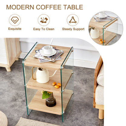 Modern 3 Layer Bedside Cabinet With Storage Function - The Sleep Loft - Online Mattress Showroom NYC