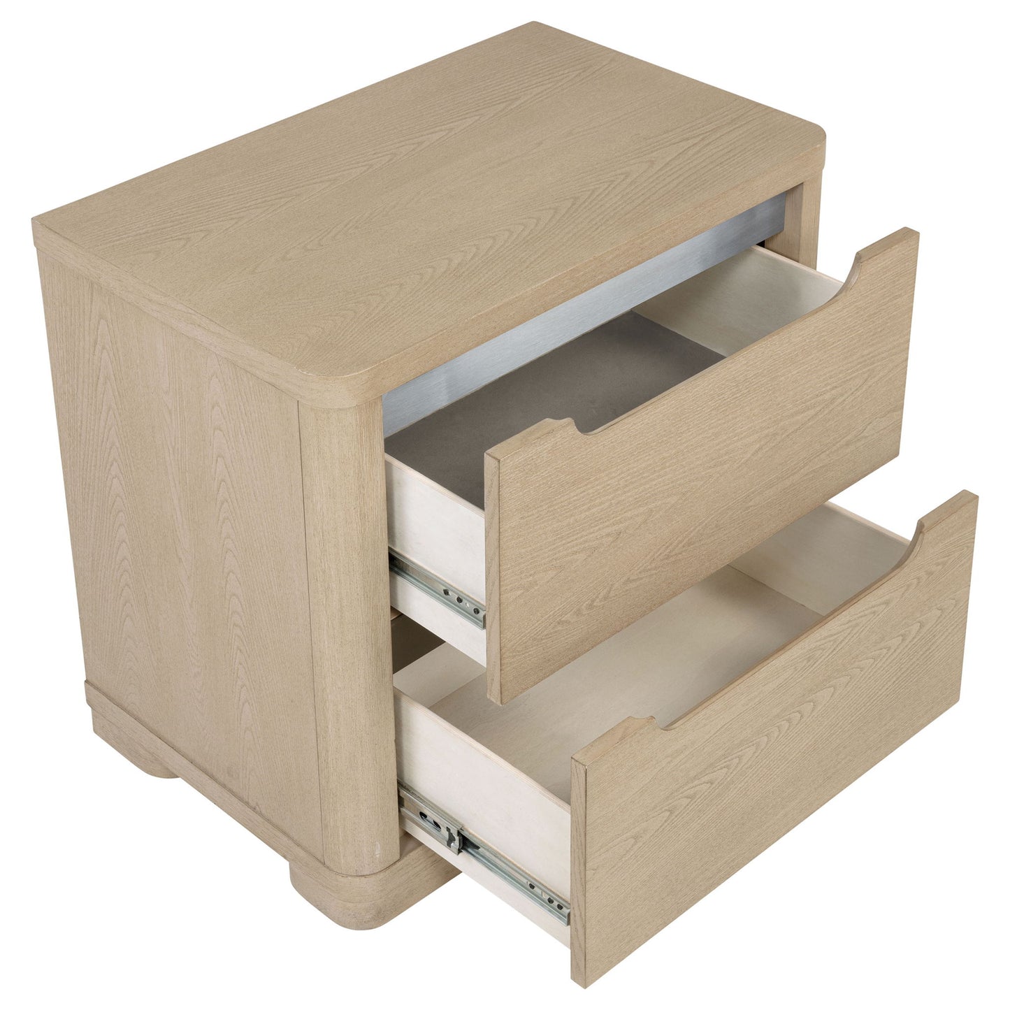 Mirador - 2 Drawer Nightstand Bedside Table - Natural - The Sleep Loft - Online Mattress Showroom NYC