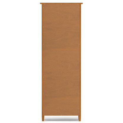 Warm Shaker - 5 Shelf Bookcase - The Sleep Loft - Online Mattress Showroom NYC