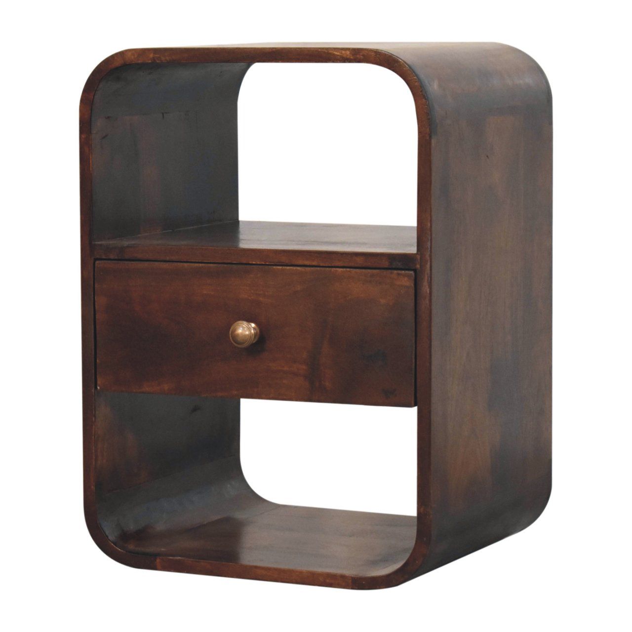Curve Drawer Nightstand - The Sleep Loft - Online Mattress Showroom NYC