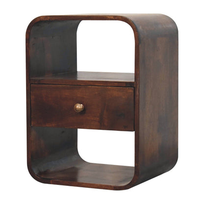 Curve Drawer Nightstand - The Sleep Loft - Online Mattress Showroom NYC