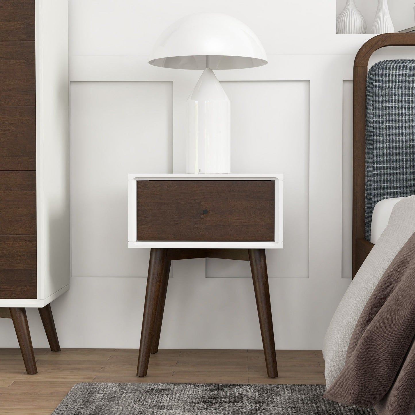 Avery - Modern Design Night Stand - The Sleep Loft - Online Mattress Showroom NYC