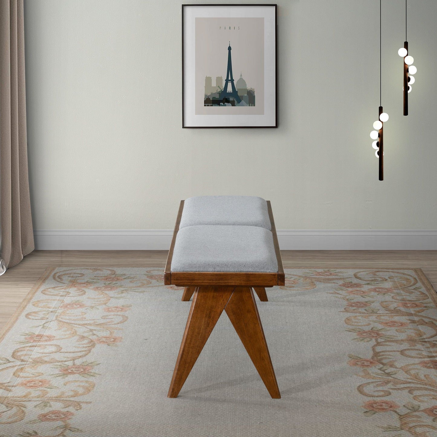 Keira - Modern Aesthetics Bench - The Sleep Loft - Online Mattress Showroom NYC