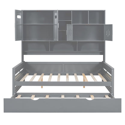 Daybed With All-In-One Cabinet And Shelf - The Sleep Loft - Online Mattress Showroom NYC
