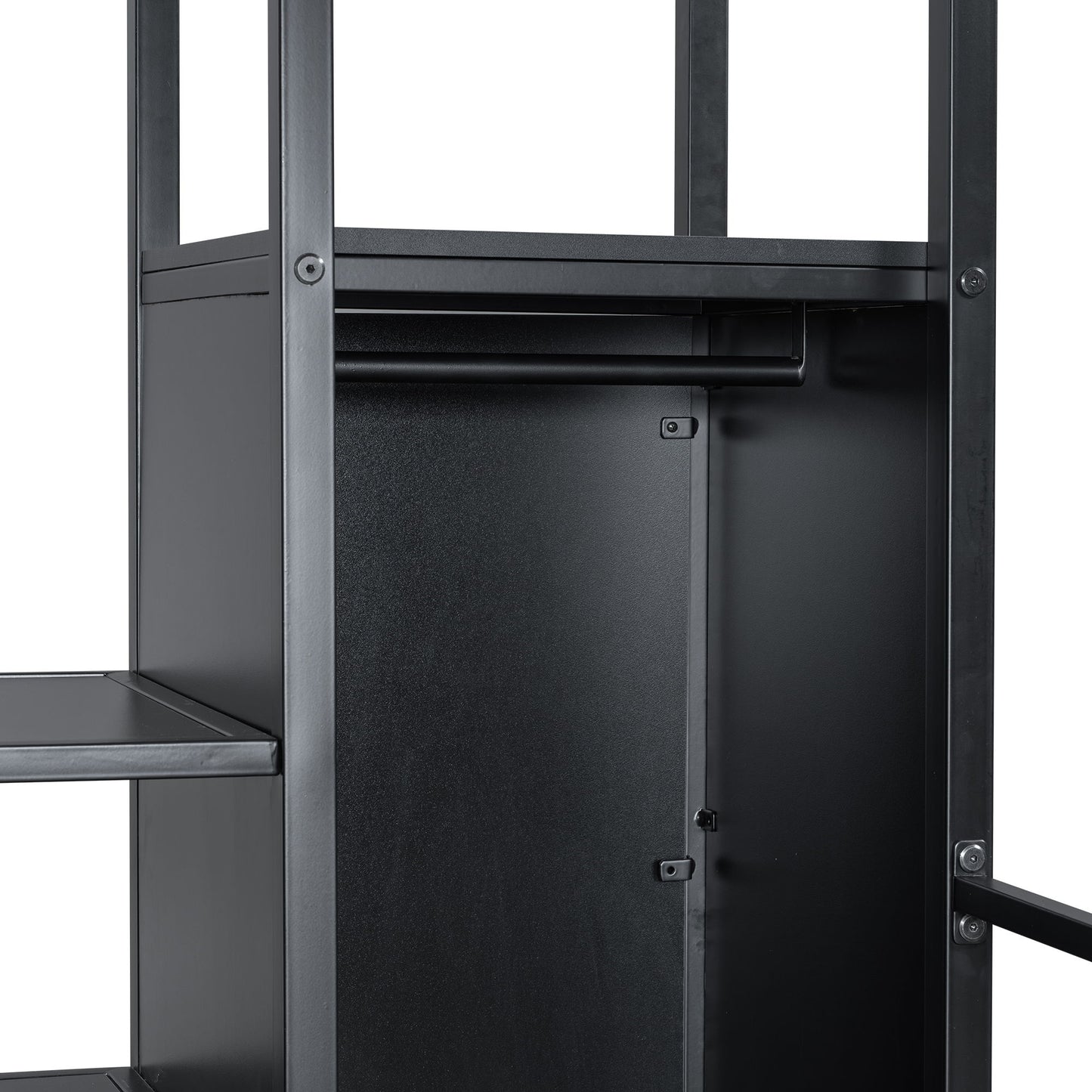 Loft Bed With Built In Work Station, Wardrobe, Storage Staircase And LED - The Sleep Loft - Online Mattress Showroom NYC