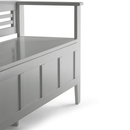 Adams - Entryway Storage Bench Handcrafted - The Sleep Loft - Online Mattress Showroom NYC