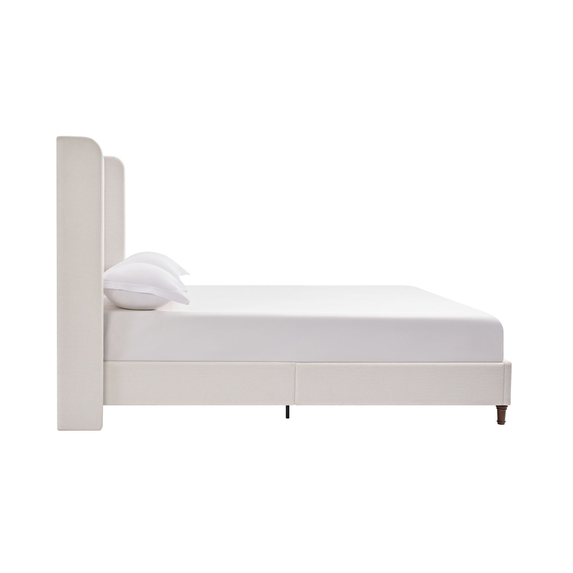 Harper - Tall Headboard Upholstered Bed / High Headboard / Elegant Simplicity / No Box Spring Needed - The Sleep Loft - Online Mattress Showroom NYC
