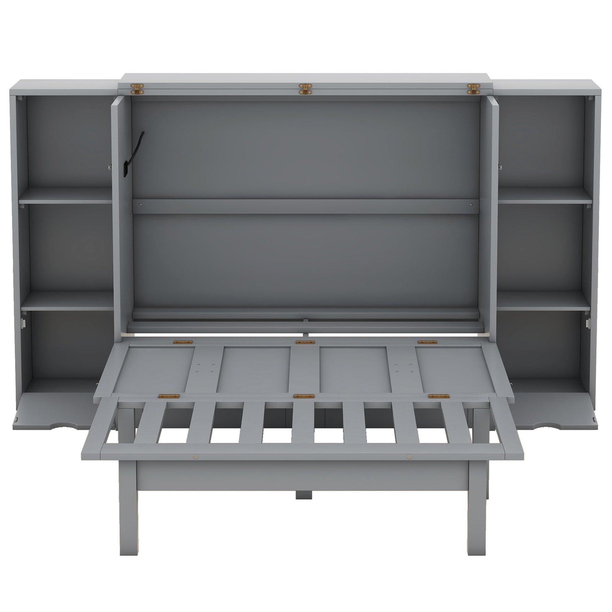 Murphy Bed With Shelves, Drawers And USB Ports - The Sleep Loft - Online Mattress Showroom NYC