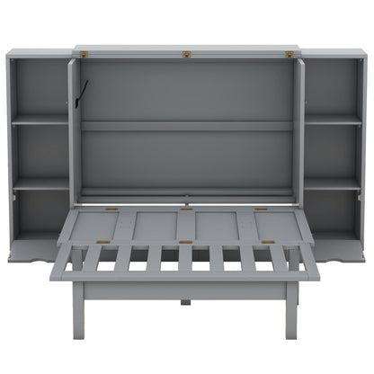 Murphy Bed With Shelves, Drawers And USB Ports - The Sleep Loft - Online Mattress Showroom NYC