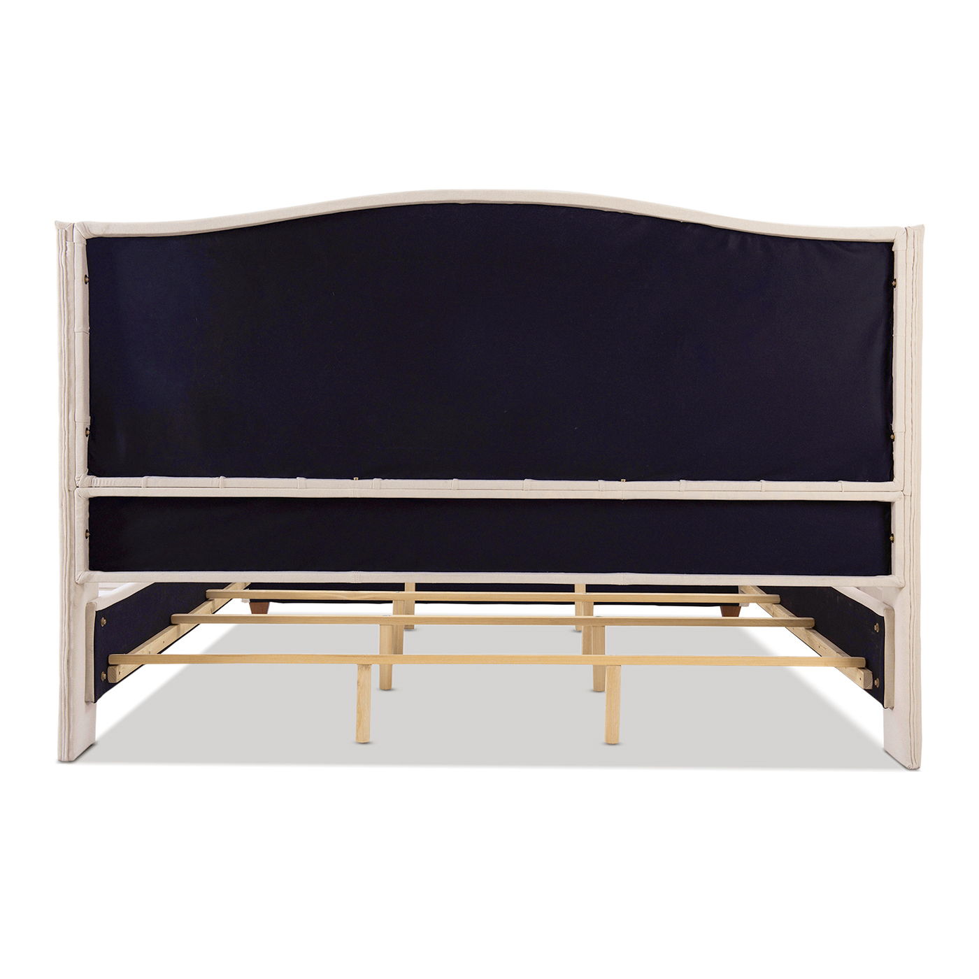 Marcella - Upholstered Shelter Headboard Bed Set - The Sleep Loft - Online Mattress Showroom NYC