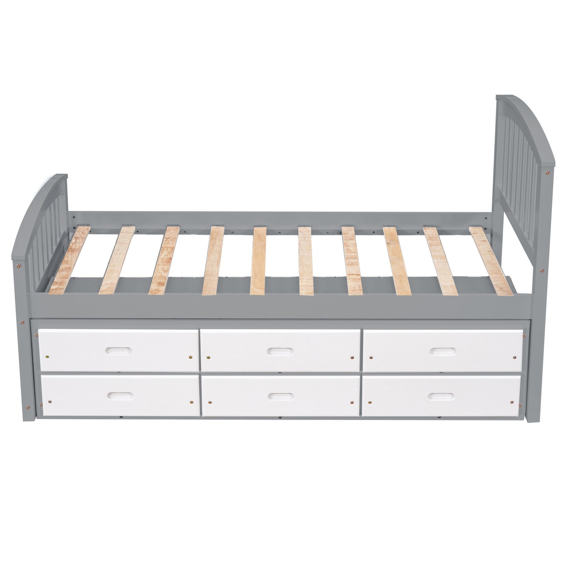 Platform Storage Bed Solid Wood Bed With 6 Drawers - The Sleep Loft - Online Mattress Showroom NYC