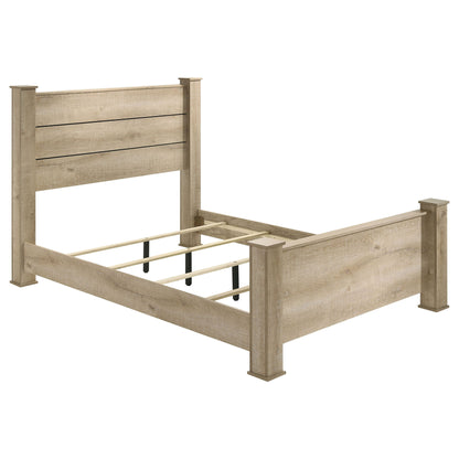 Sansome - Queen Panel Bed - Oak - The Sleep Loft - Online Mattress Showroom NYC