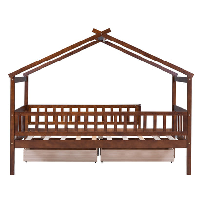 House Bed With 2 Drawers - The Sleep Loft - Online Mattress Showroom NYC
