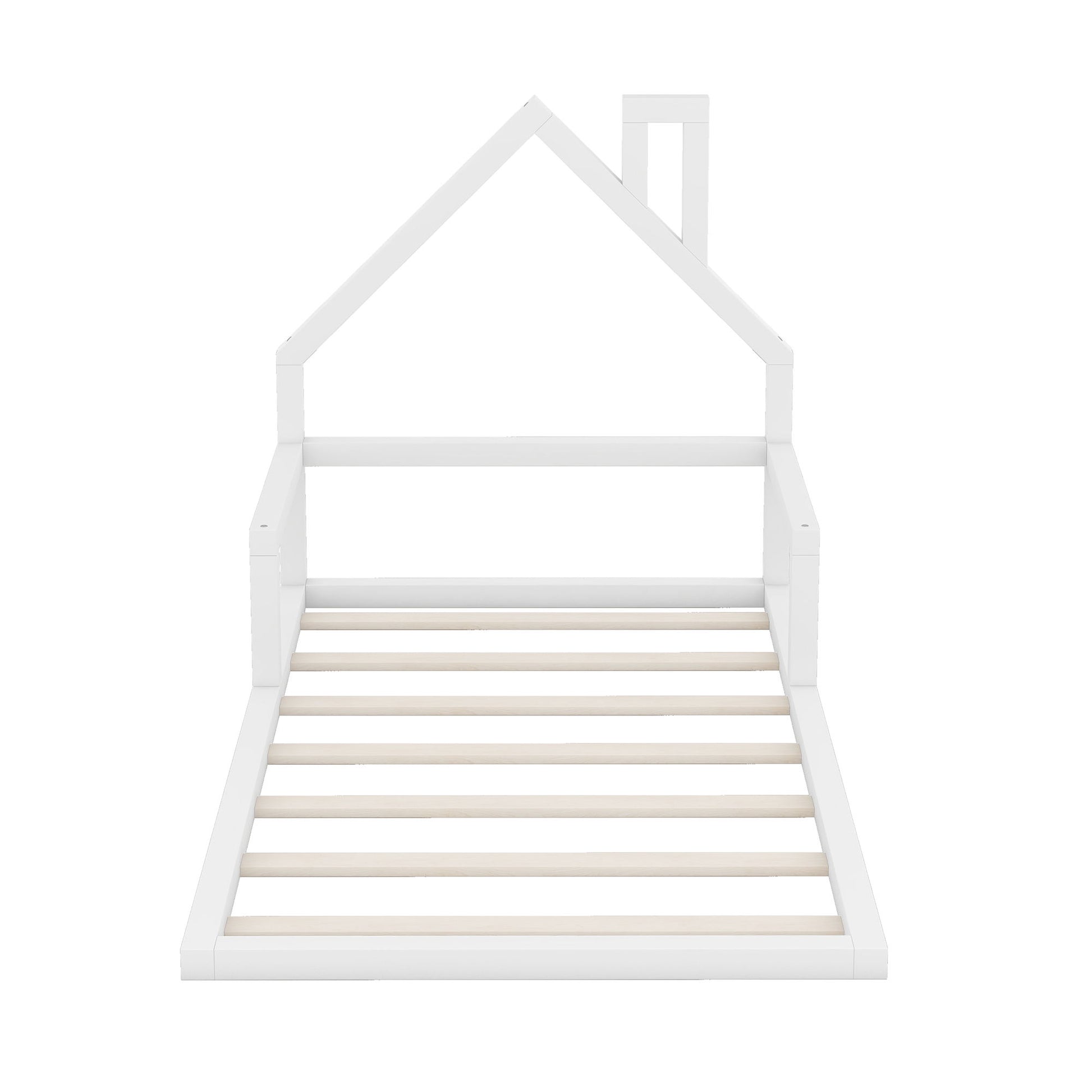 Floor Bed With House Shaped Headboard - The Sleep Loft - Online Mattress Showroom NYC