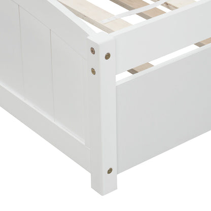 Platform Bed & Headboard, Footboard And Wood Slat Support - The Sleep Loft - Online Mattress Showroom NYC
