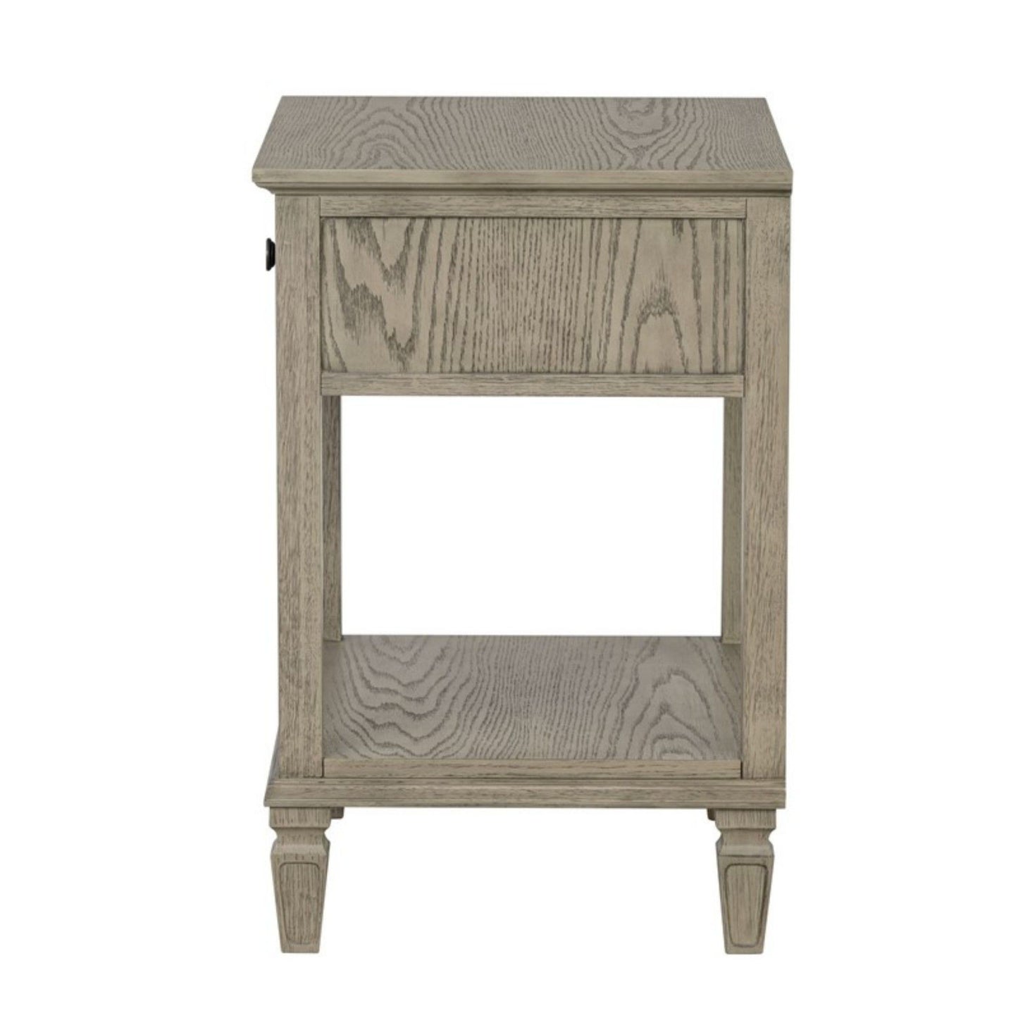 Victoria - Bedside Table With Drawer And Shelf - The Sleep Loft - Online Mattress Showroom NYC