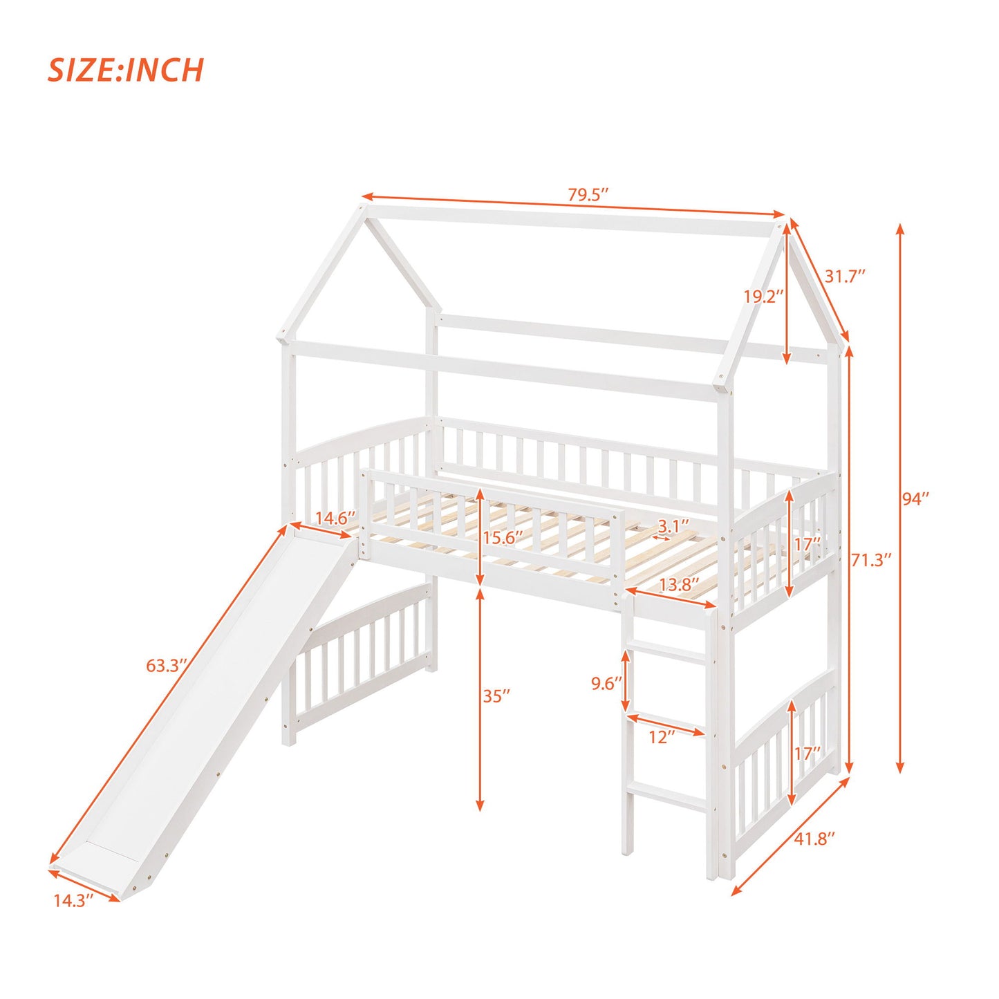 Loft Bed With Slide - The Sleep Loft - Online Mattress Showroom NYC
