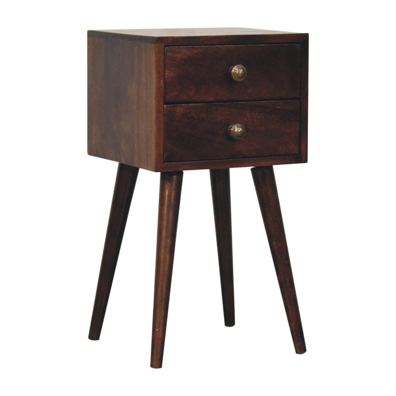 Solid Wood Mini Nightstand - The Sleep Loft - Online Mattress Showroom NYC