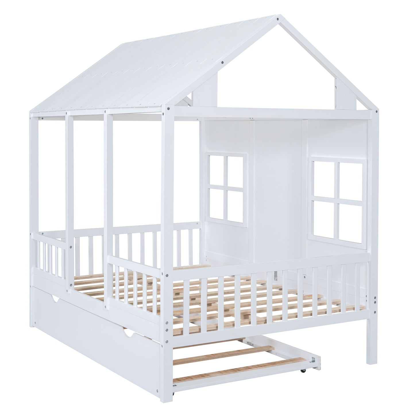 House Bed With Twin Size Trundle, Daybed - The Sleep Loft - Online Mattress Showroom NYC