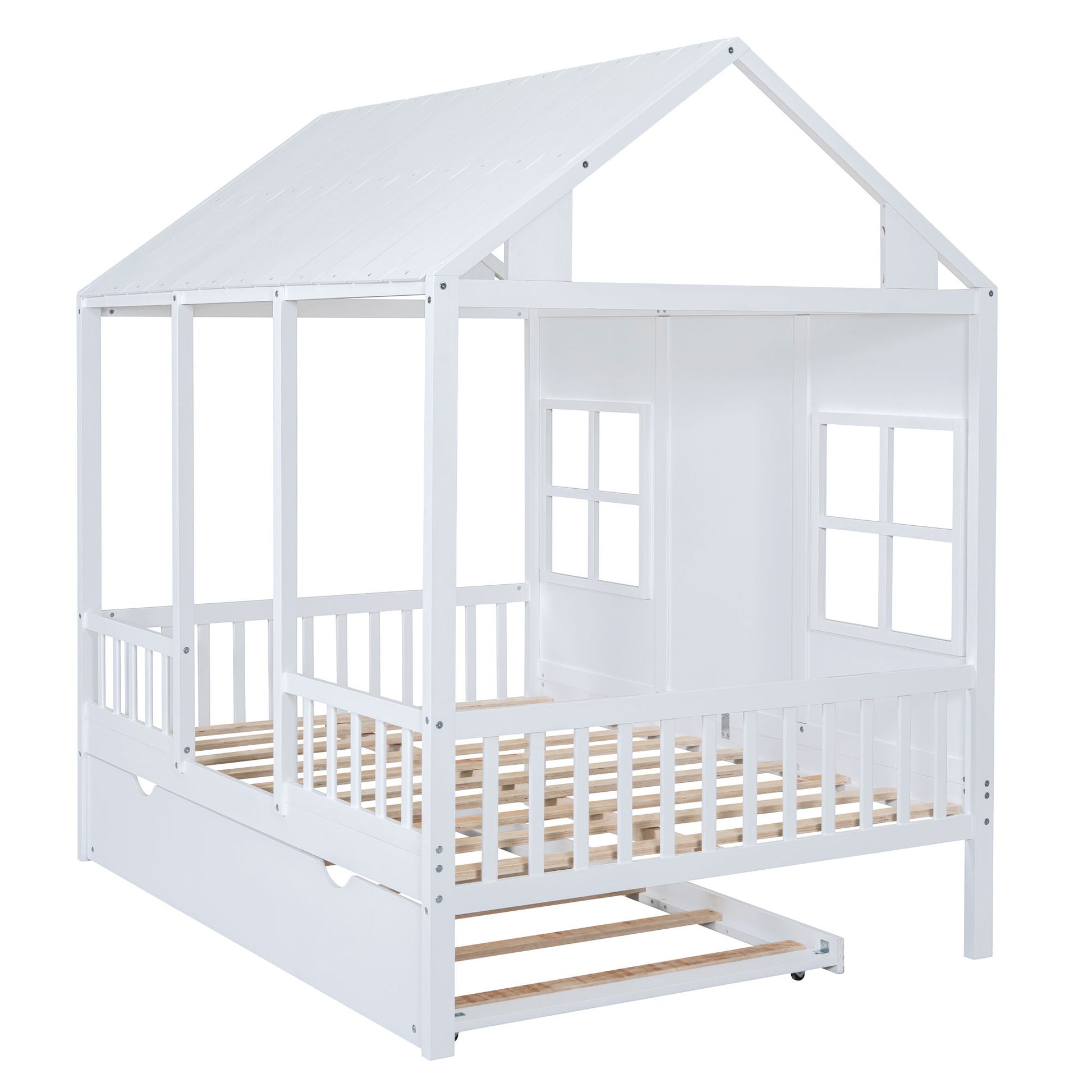 House Bed With Twin Size Trundle, Daybed - The Sleep Loft - Online Mattress Showroom NYC
