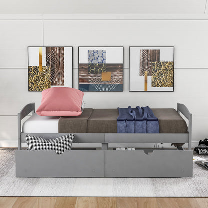 Platform Bed With 2 Drawers - The Sleep Loft - Online Mattress Showroom NYC