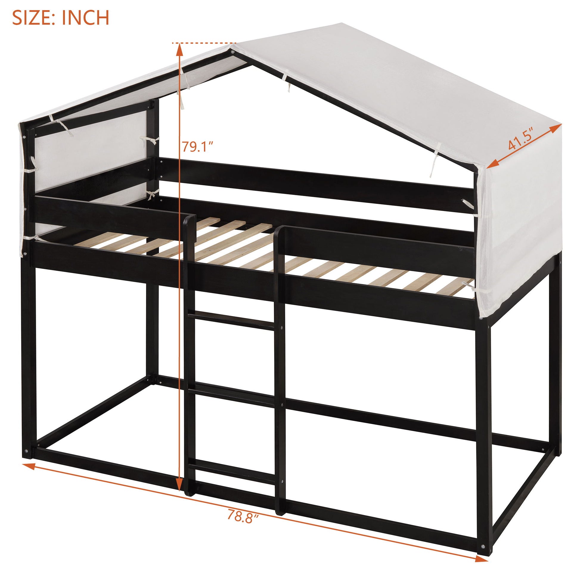 Bunk Bed With Tent - The Sleep Loft - Online Mattress Showroom NYC