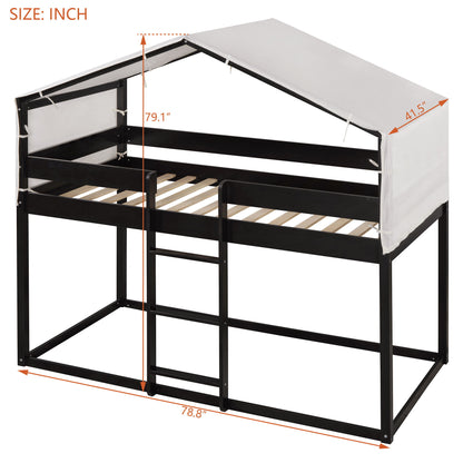 Bunk Bed With Tent - The Sleep Loft - Online Mattress Showroom NYC