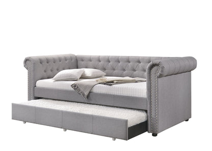 Justice - Twin Daybed With Trundle - Smoke Gray - The Sleep Loft - Online Mattress Showroom NYC
