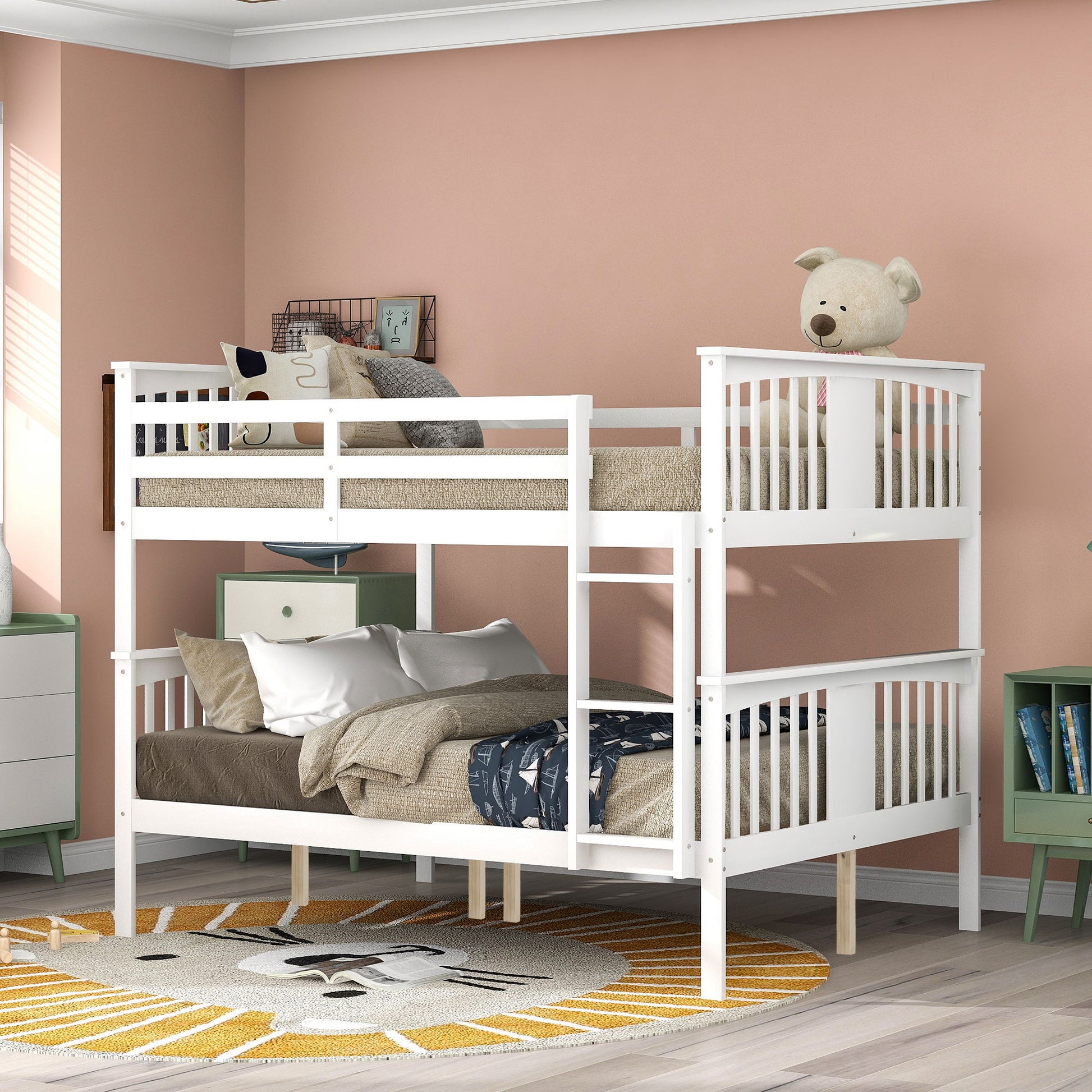 Bunk Bed With Ladder For Bedroom - The Sleep Loft - Online Mattress Showroom NYC