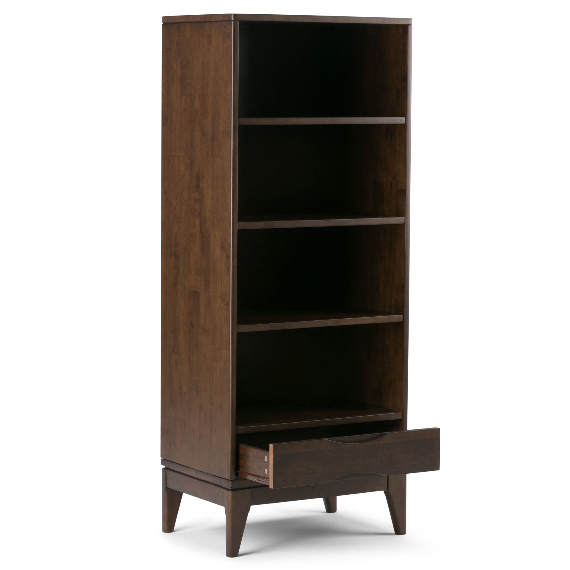 Harper - Bookcase With Storage - Walnut Brown - The Sleep Loft - Online Mattress Showroom NYC
